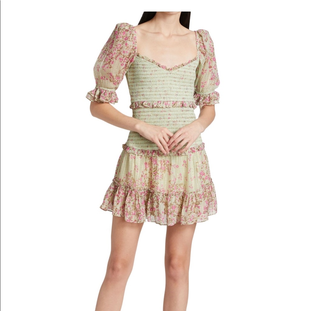 Hemant and Nandita Floral Mini Dress